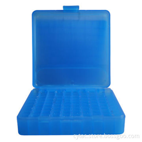 100 Rounds Plastic Ammo Case L12xW12xH4.5cm